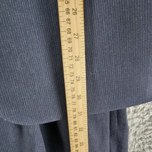 Stafford 3 Piece Suit Mens 42R 36x29 Blue Wool Blazer Jacket Vest Pants *GUC*